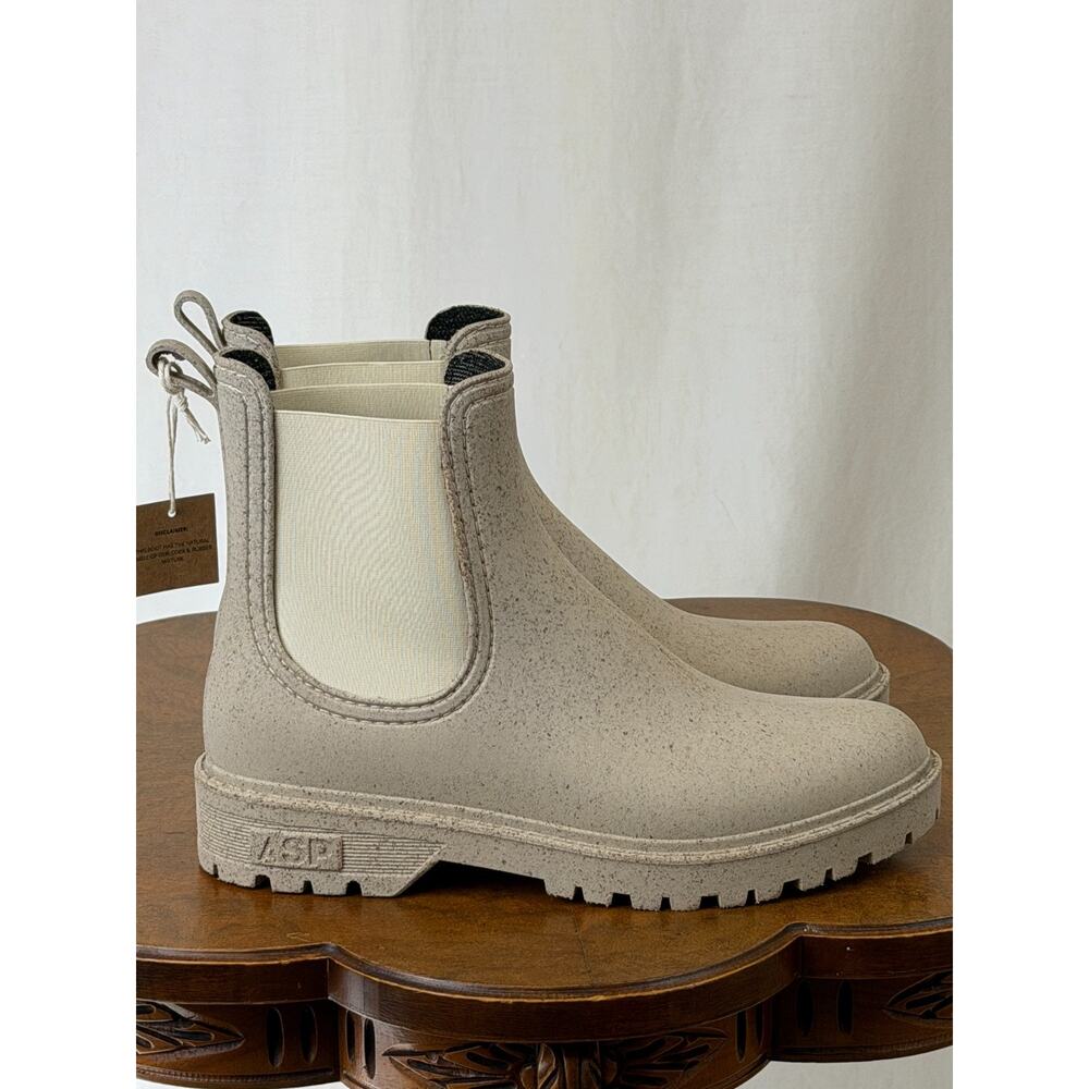 NIB Bos & Co Asportuguesas CORK Chelsea Ankle Pull On Boot Oatmeal EU 40 #0374 - Picture 6 of 7